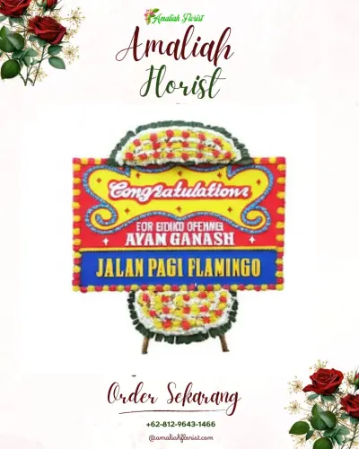 Bunga Papan Congratulation di Balegede